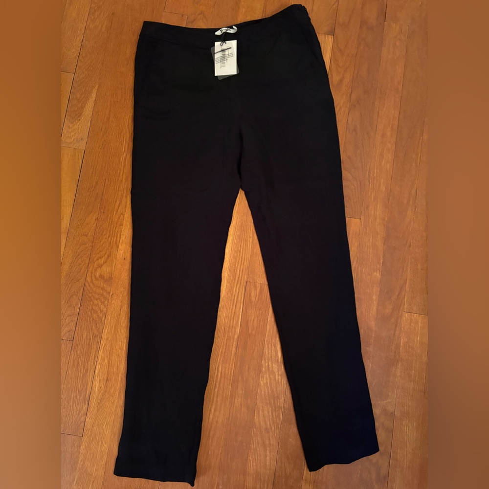 Alexander Wang Black Straight Leg Pants